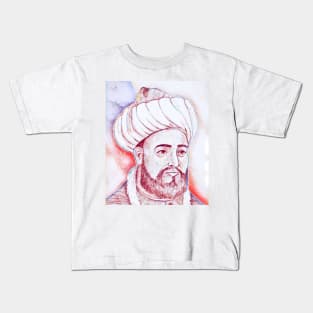 Al Ghazali Portrait | Al Ghazali Artwork | Line Art 4 Kids T-Shirt